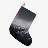 GRAYSCALE FOTO VAN DE TREE KLEINE KERSTSOK (Voorkant (Hangend))