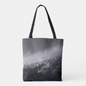 GRAYSCALE FOTO VAN DE TREE TOTE BAG (Achterkant)