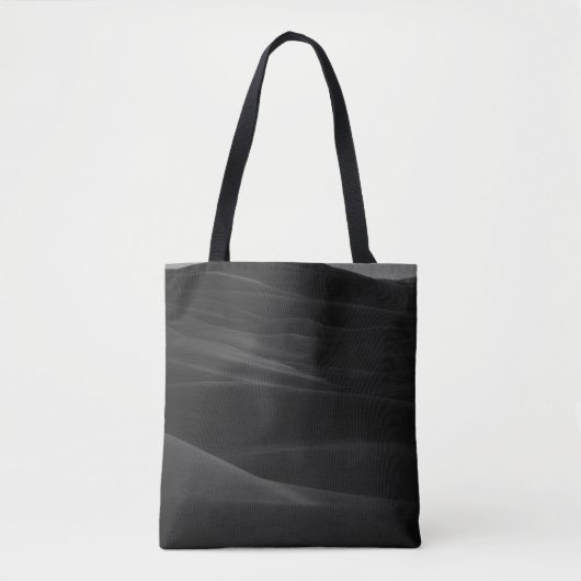 GRAYSCALE FOTO VAN DESERT TOTE BAG (Voorkant)