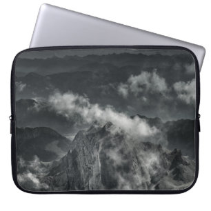 GRAYSCALE FOTO VAN HET BEREIK LAPTOP SLEEVE