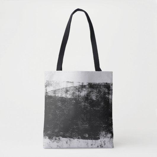 Grayscale-foto van het waterlichaam tote bag (Voorkant)