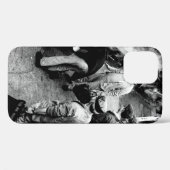 GRAYSCALE FOTO VAN MANNEN MET BESIDE 60163 TREIN Case-Mate iPhone CASE (Achterkant (horizontaal))