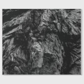 Grayscale-foto van rock cadeaupapier (Vlak)