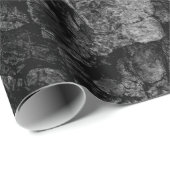 Grayscale-foto van rock cadeaupapier (Rol Hoek)