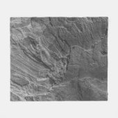 GRAYSCALE FOTO VAN ROCK FORMATIE FLEECE DEKEN (Voorkant (Horizontaal))