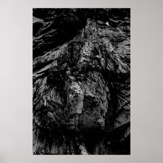 Grayscale-foto van rock poster (Voorkant)