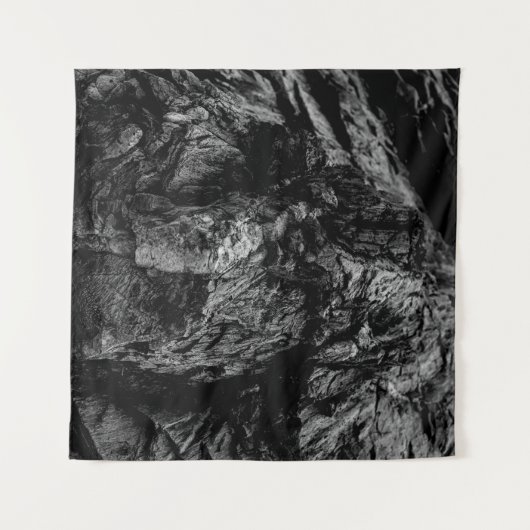 Grayscale-foto van rock wandkleed (Voorkant (horizontaal))