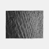 Grayscale-foto van zee fleece deken (Voorkant (Horizontaal))