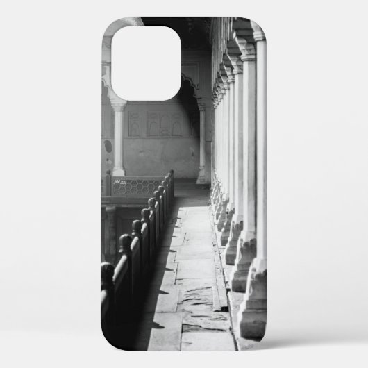 GRAYSCALE FOTOGRAFIE VAN CORRIDOR Case-Mate iPhone CASE (Achterkant)