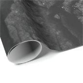 Grayscale-fotografie van de rotsvorming cadeaupapier (Rol Hoek)