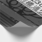 GRAYSCALE FOTOGRAFIE VAN DE WINKELZIJDE CADEAUPAPIER (Hoek)