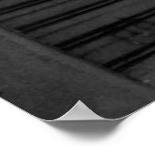 GRAYSCALE FOTOGRAFIE VAN DE WINKELZIJDE POSTER (Hoek)