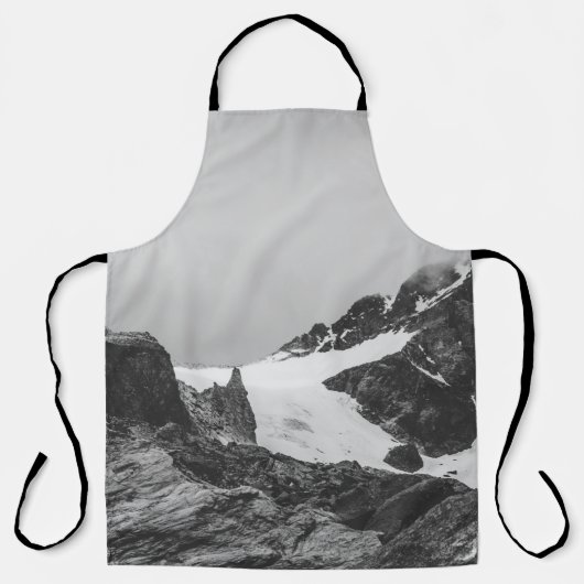 GRAYSCALE FOTOGRAFIE VAN HET SNEEUWHOESJE MOUNTAIN SCHORT (Voorkant)