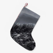 GRAYSCALE FOTOGRAFIE VAN MOUNTAIN KLEINE KERSTSOK (Voorkant (Hangend))