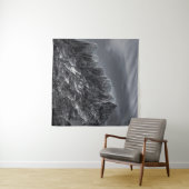 GRAYSCALE FOTOGRAFIE VAN MOUNTAIN WANDKLEED (In Situ (horizontaal))