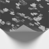 GRAYSCALE FOTOGRAFIE VAN SCHOON VAN JELLYFISH CADEAUPAPIER (Hoek)