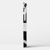 Grayscale-fotografie van stoelen zonder mensen Case-Mate iPhone case (Achterkant / Links)