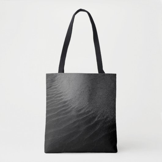 GRAYSCALE FOTOGRAFIE VAN ZAND TOTE BAG (Voorkant)