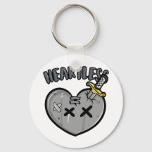 Grayscale Heart & Sword Poster Punk Rock Esthetisc