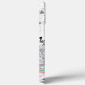 Grayscale Kaleidoscope Art Print Case-Mate iPhone Case (Achterkant / Rechts)