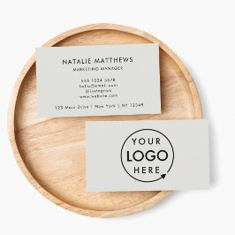 Grayscale Logo | Minimale professionele moderne Visitekaartje