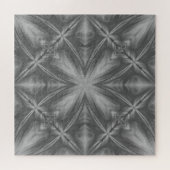 Grayscale Monochrome Cloudy Grey Abstract Patroon Legpuzzel (Horizontaal)