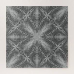 Grayscale Monochrome Cloudy Grey Abstract Patroon Legpuzzel