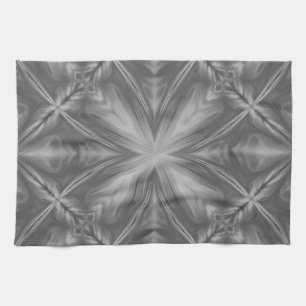 Grayscale Monochrome Cloudy Grey Abstract Patroon Theedoek