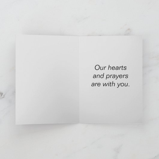 Grayscale Orchids op een sympathieke kaart (Binnen)