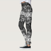 Grayscale Pixelated Leggings (Links)
