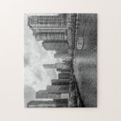 Grayscale Puzzle voor de Grayscale van Chicago Riv Legpuzzel (Verticaal)