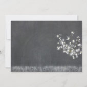 Grayscale Weddenschap in het land Dandelions Kaart (Achterkant)