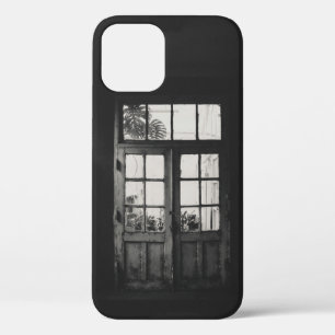 GRAYSCHAALFOTO VAN HOUTTEN MET KRACHTIGE GLASDEUR Case-Mate iPhone CASE