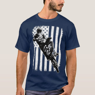 grayschale american motocross t-shirt