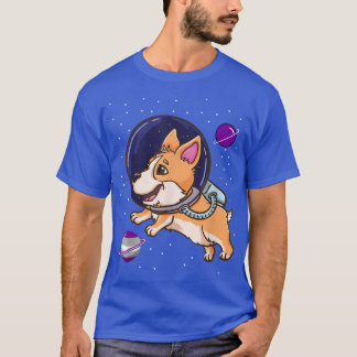 Grayseual Corgi in Space Grayseual Pride T-shirt