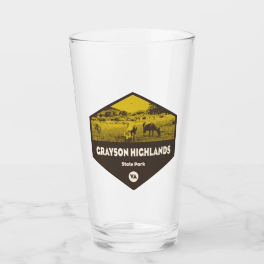 Grayson Highlands State Park Virginia Glas (Voorkant)