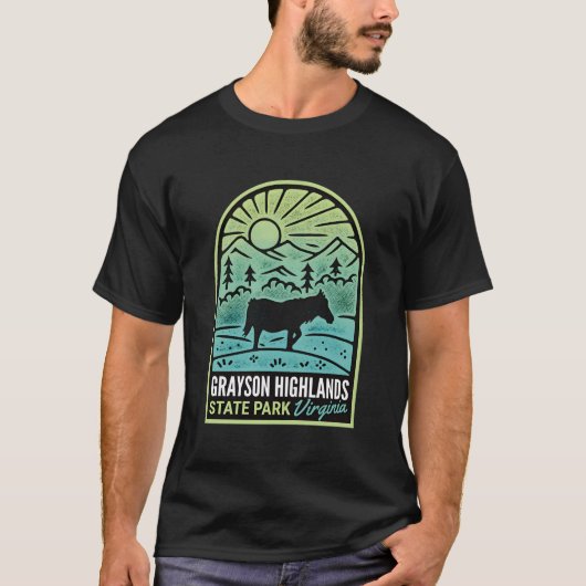 Grayson Highlands State Park Virginia T-shirt (Voorkant)