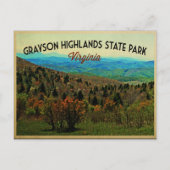 Grayson Highlands Virginia Briefkaart (Voorkant)