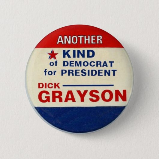 Grayson voor President Button (Voorkant)