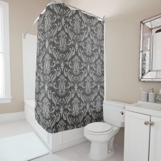 Graystone Damask Elegance Douchegordijn (In situ)