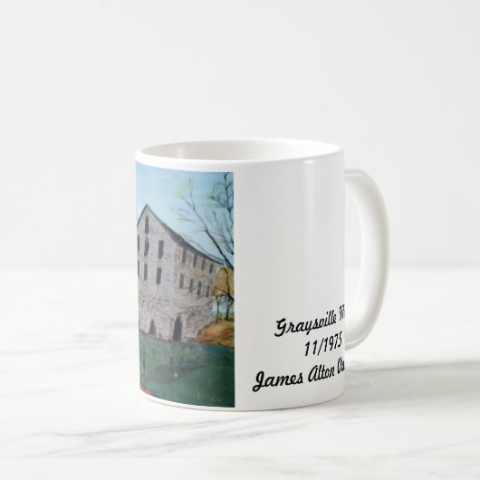 Graysville Mill -Grandpa's schilderij Koffiemok (Voorkant rechts)