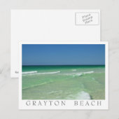 Grayton Beach - 30A Florida - Witte grens Briefkaart (Voorkant / Achterkant)