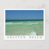Grayton Beach - 30A Florida - Witte grens Briefkaart (Voorkant)