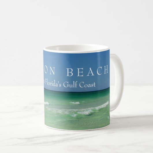 GRAYTON BEACH ~ Coffee Cup/Mok Souvenir Koffiemok (Voorkant rechts)