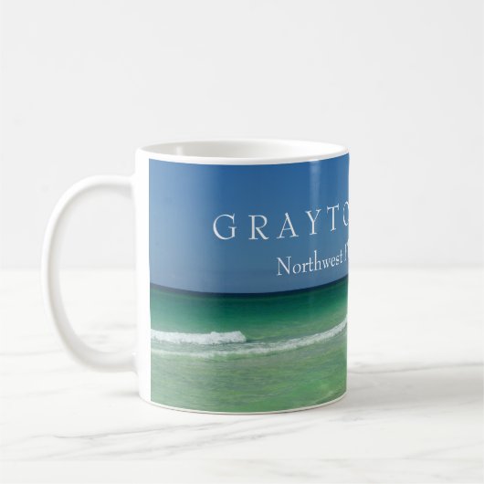 GRAYTON BEACH ~ Coffee Cup/Mok Souvenir Koffiemok (Links)