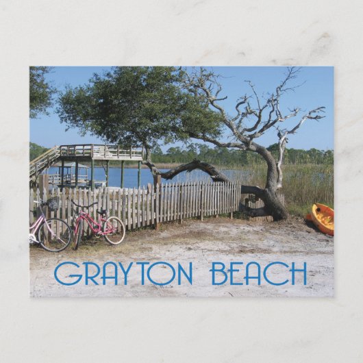 Grayton Beach Florida Briefkaart (Voorkant)