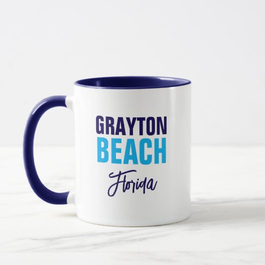 Grayton Beach Florida koffiemok Mok (Links)