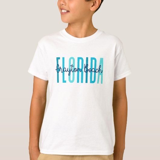 Grayton Beach Florida (oceaan) T-shirt (Voorkant)