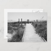 GRAYTON BEACH, FLORIDA - Zwart-wit Briefkaart (Voorkant / Achterkant)
