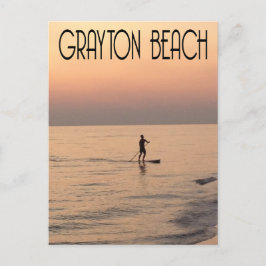 Grayton Beach paddleboarding Briefkaart